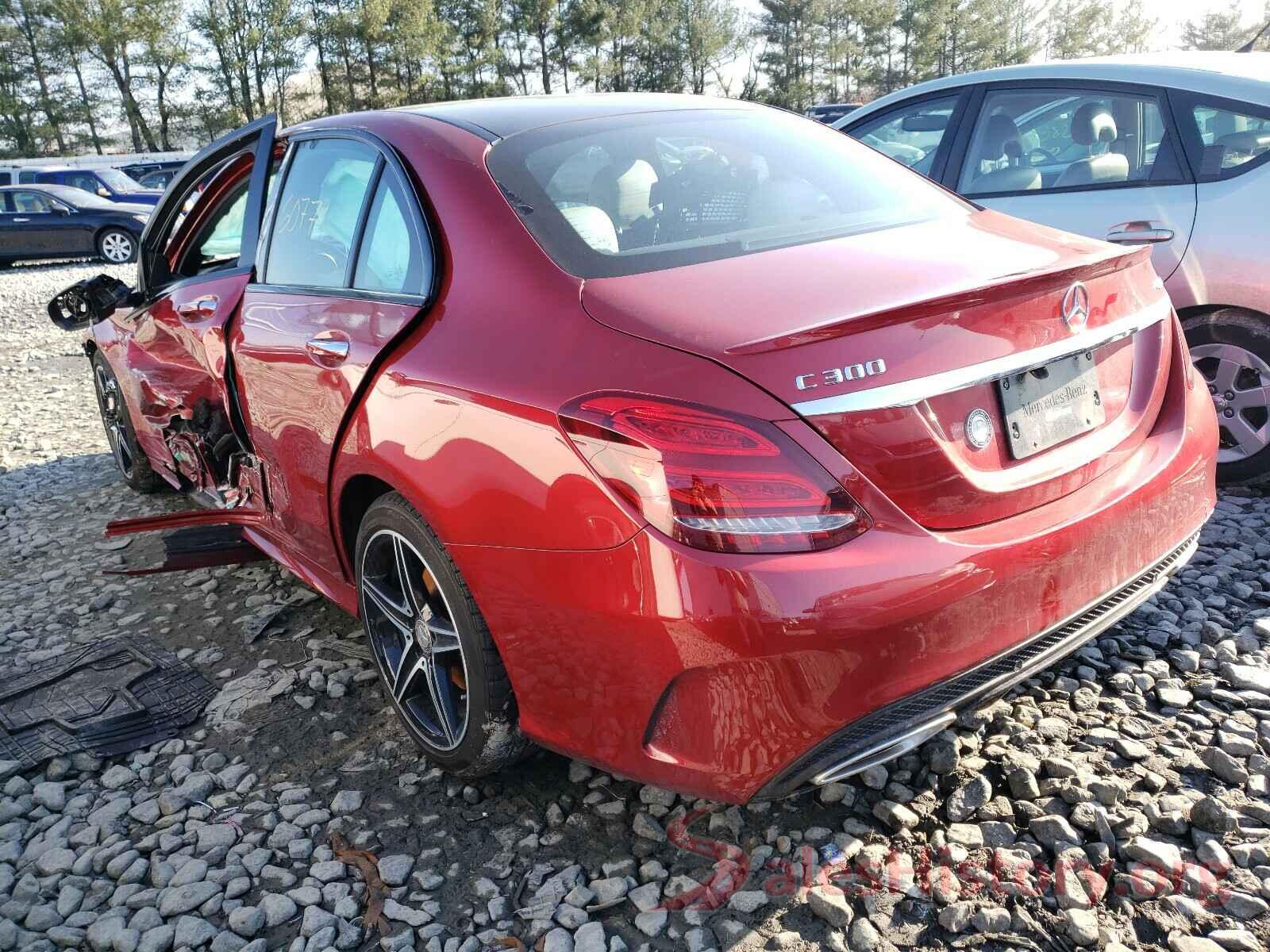 55SWF4KB2GU100352 2016 MERCEDES-BENZ C CLASS