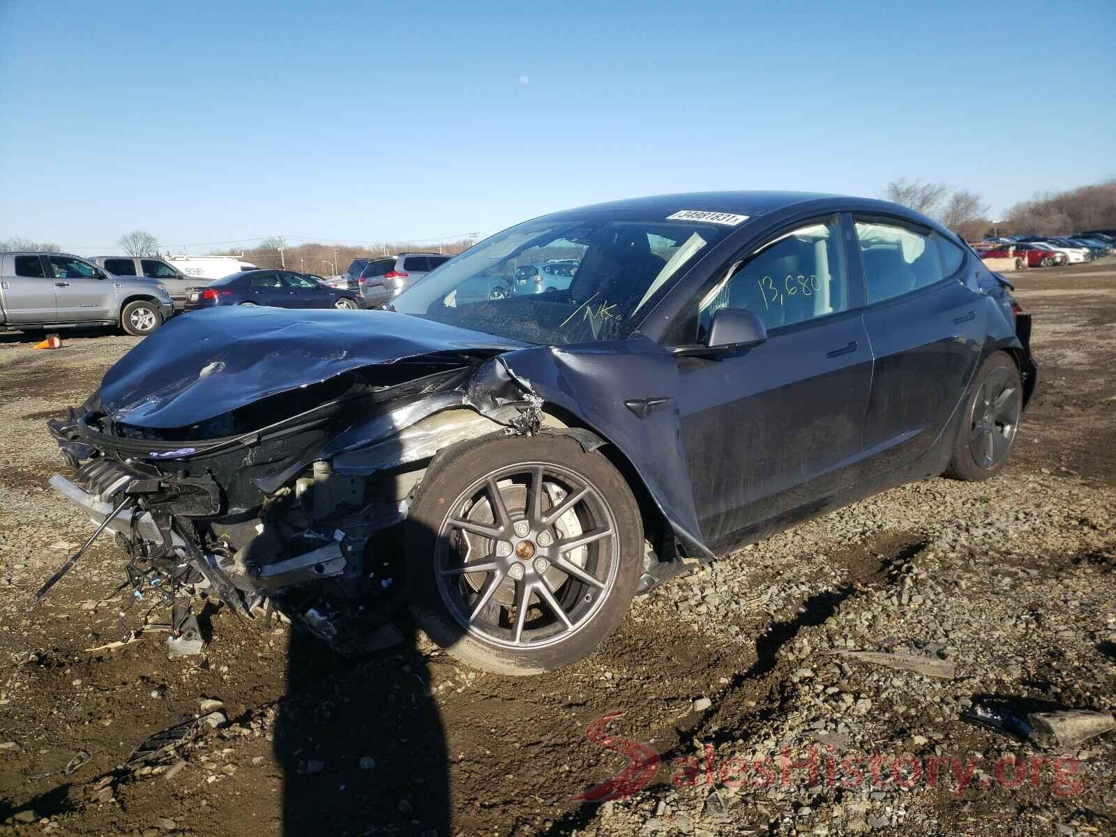 5YJ3E1EA7MF850270 2021 TESLA MODEL 3