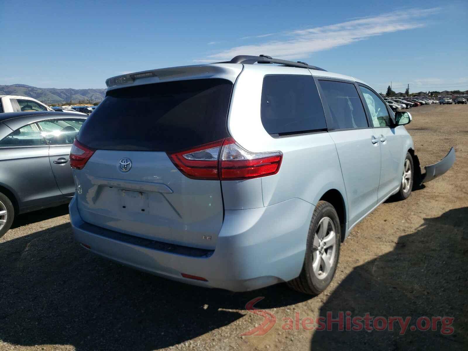 5TDKZ3DCXHS895204 2017 TOYOTA SIENNA