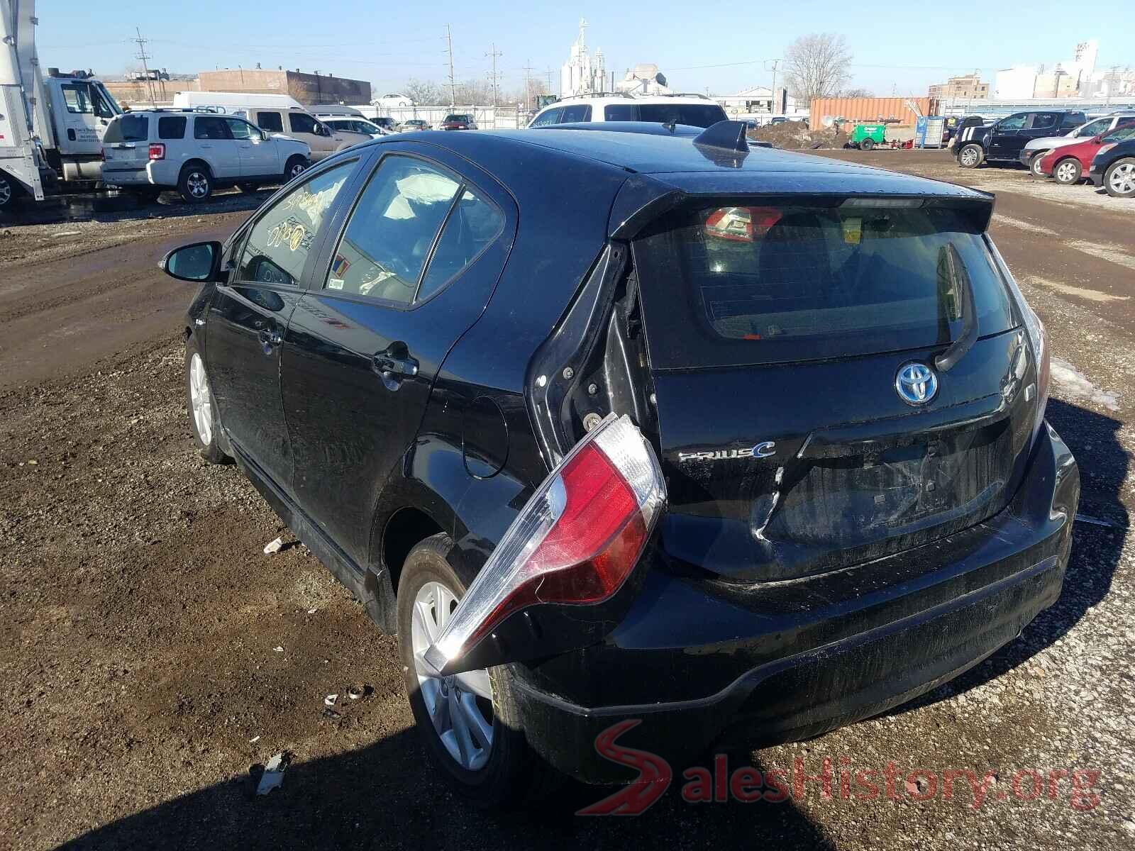 JTDKDTB37H1597613 2017 TOYOTA PRIUS