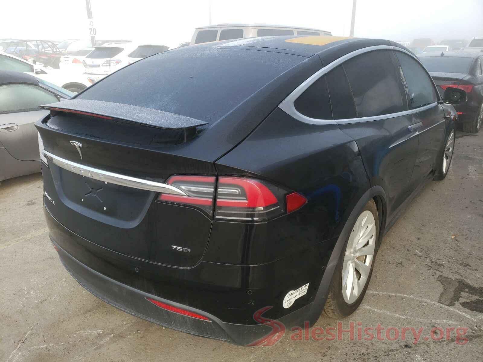 5YJXCBE20HF053712 2017 TESLA MODEL X