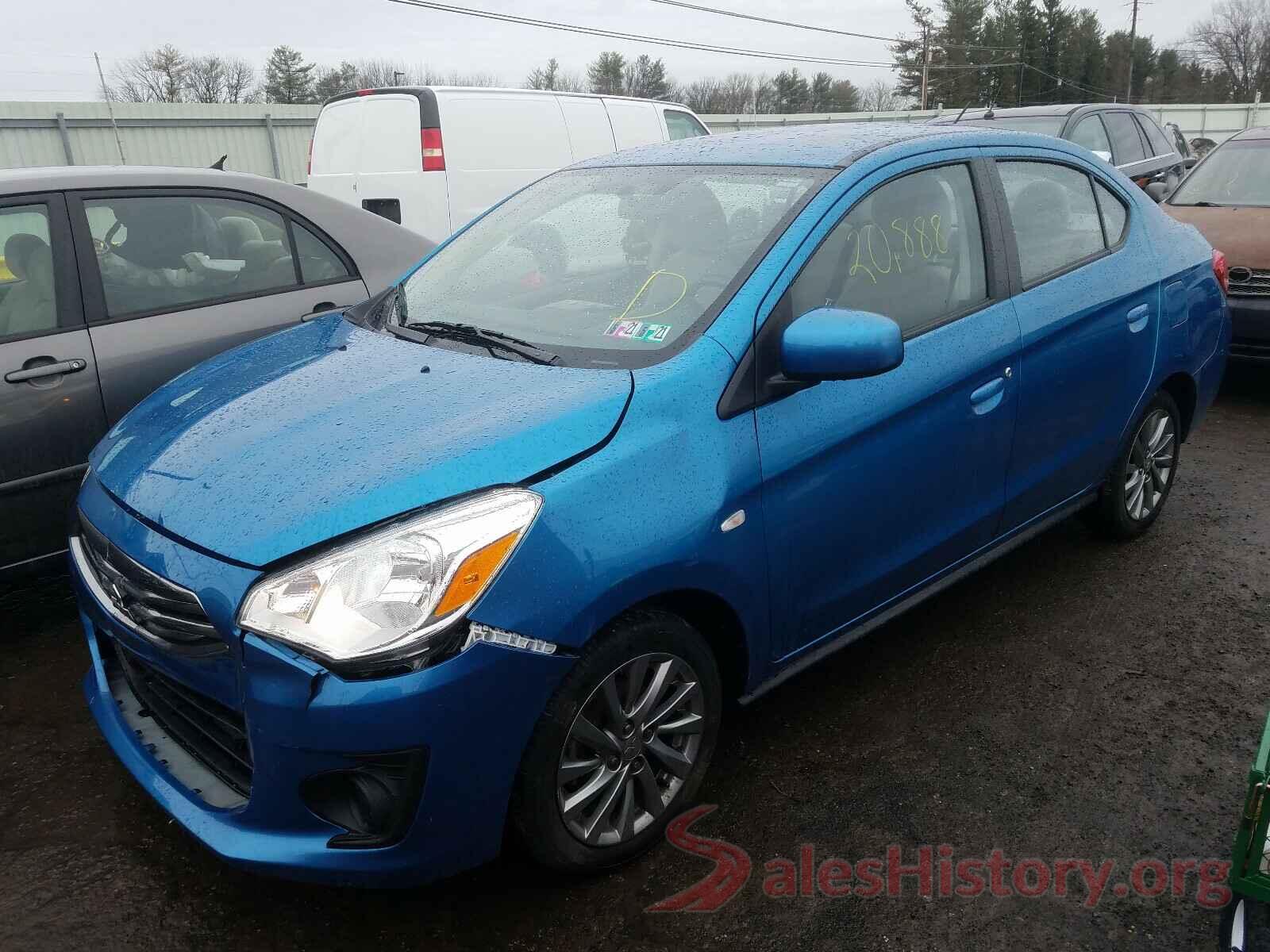 ML32F3FJ7KHF08047 2019 MITSUBISHI MIRAGE