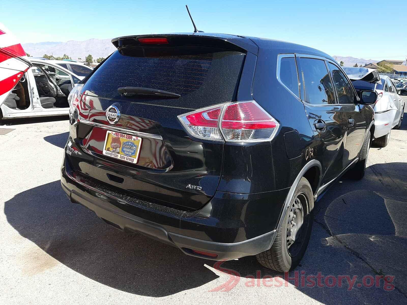 KNMAT2MV2GP697976 2016 NISSAN ROGUE