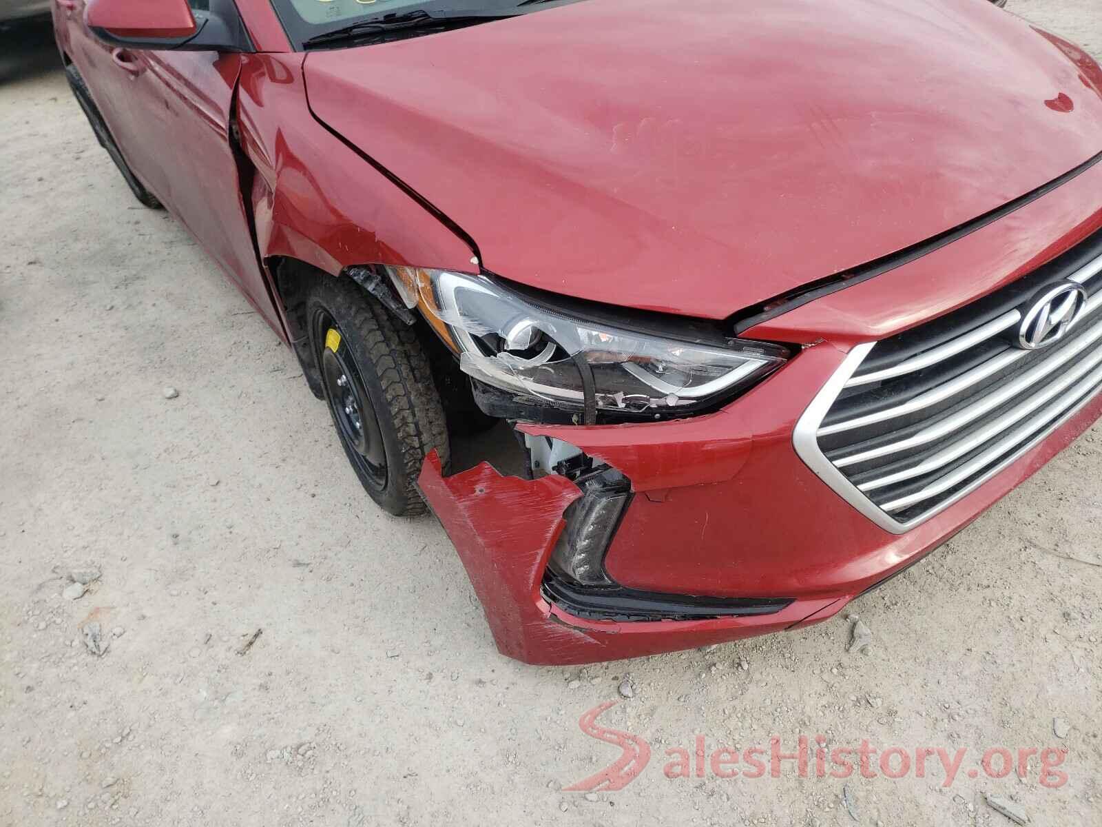 5NPD84LF7JH342924 2018 HYUNDAI ELANTRA