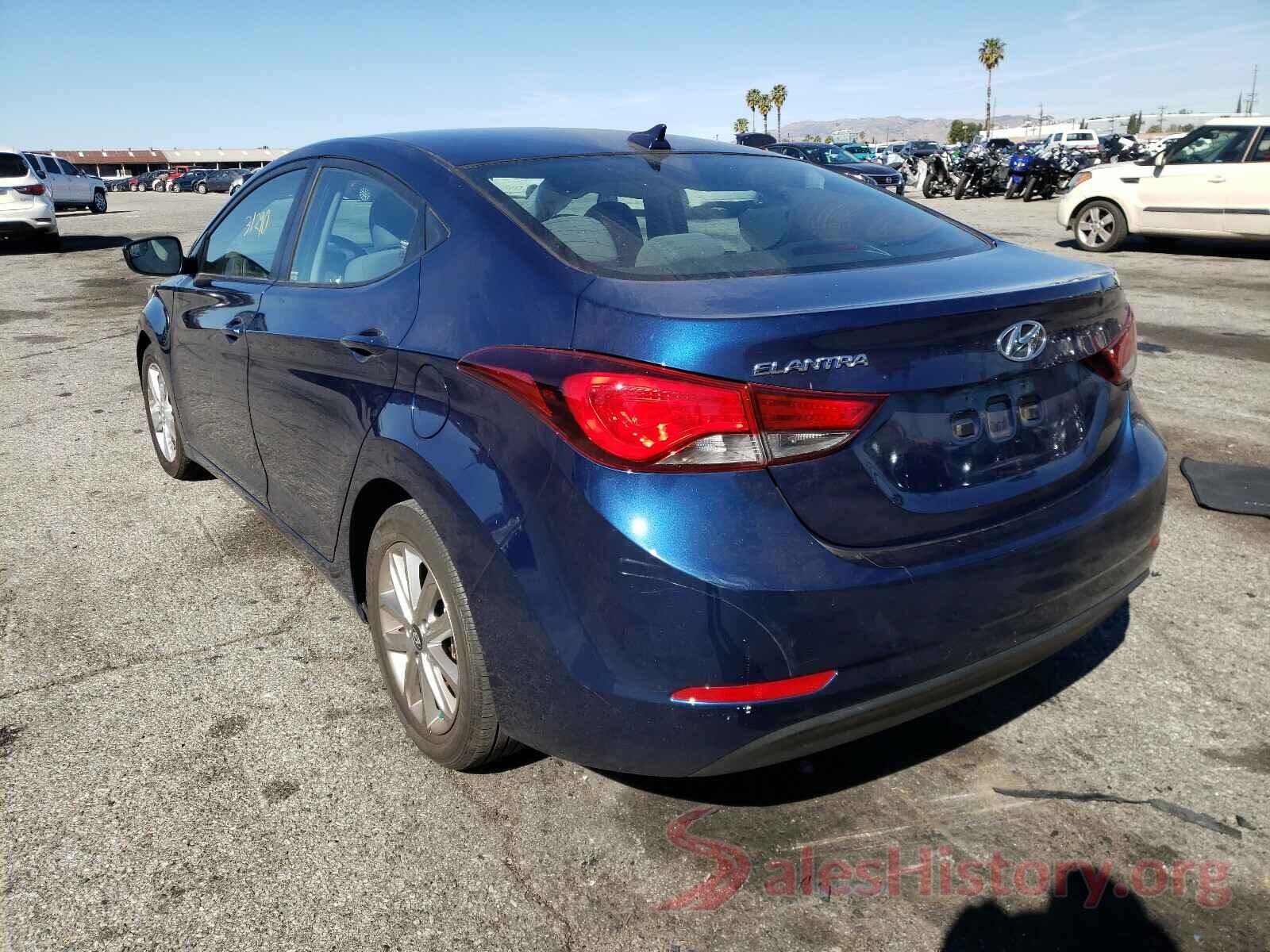 5NPDH4AE6GH724400 2016 HYUNDAI ELANTRA