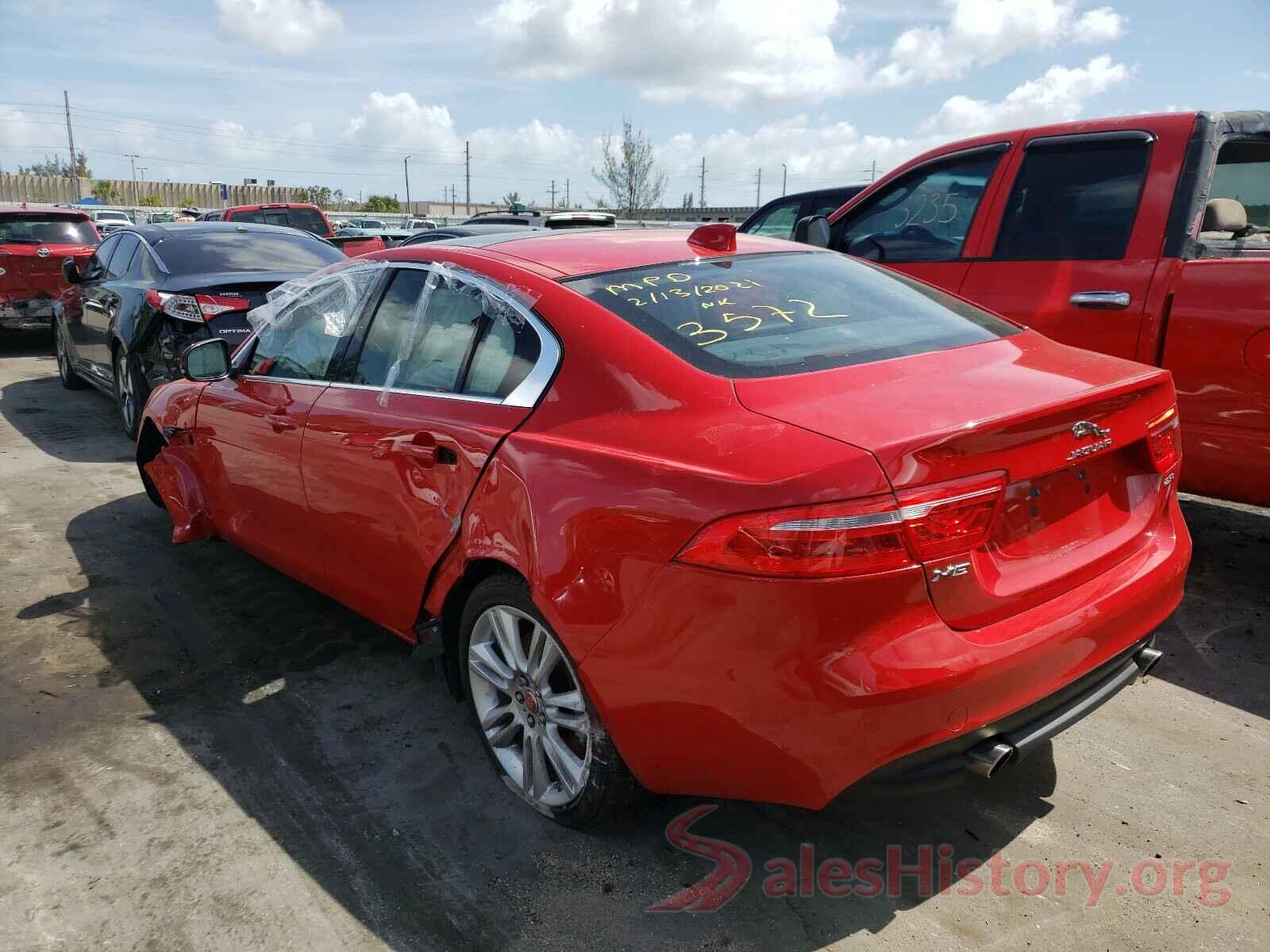 SAJAD4FX6KCP53572 2019 JAGUAR XE