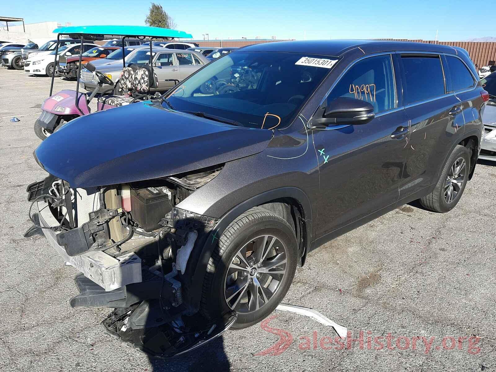 5TDBZRFH8KS944709 2019 TOYOTA HIGHLANDER