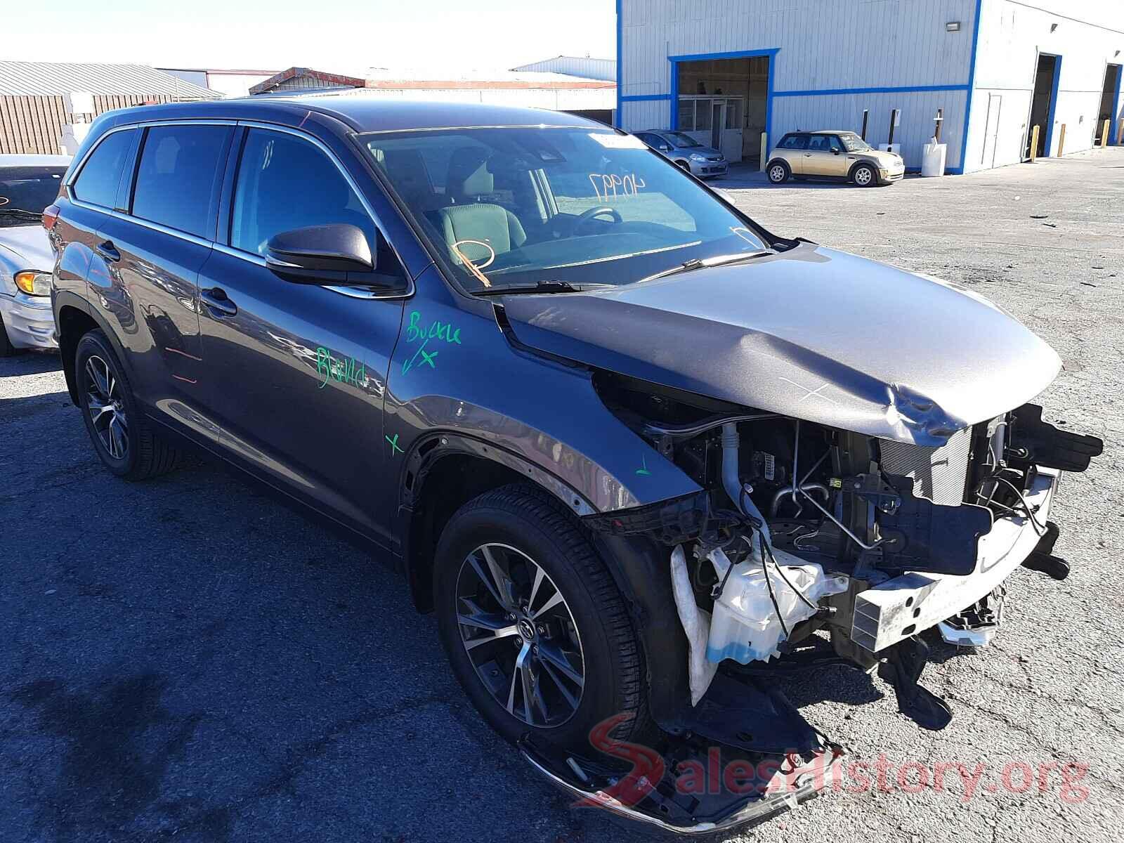 5TDBZRFH8KS944709 2019 TOYOTA HIGHLANDER