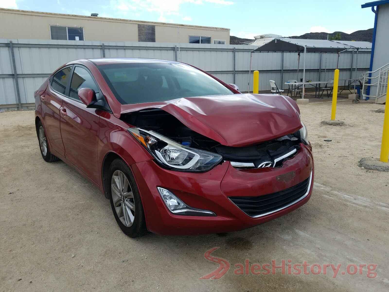 5NPDH4AE5GH750681 2016 HYUNDAI ELANTRA