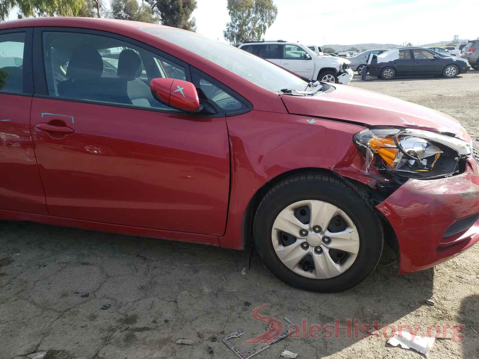 KNAFK4A64G5455409 2016 KIA FORTE