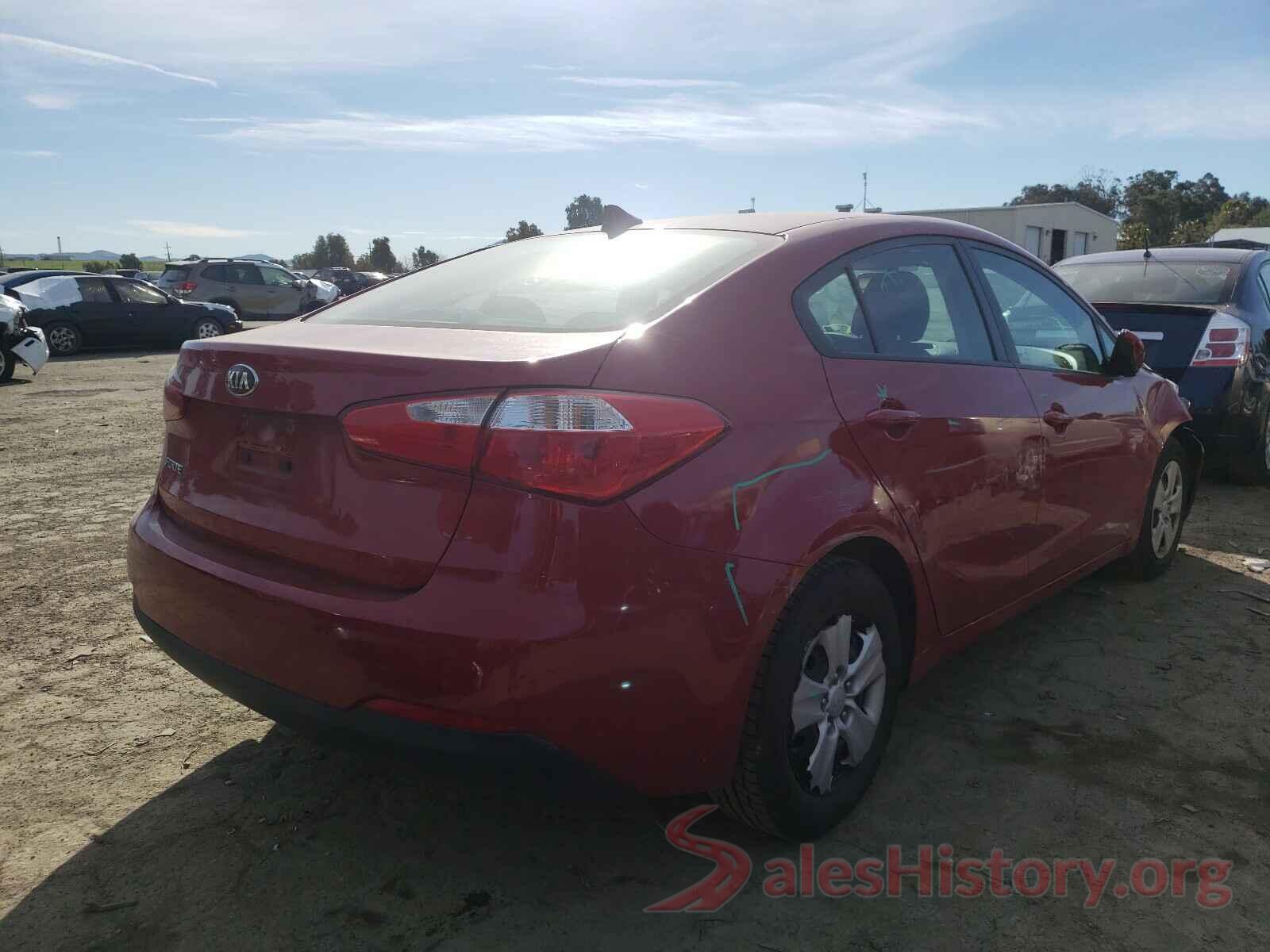 KNAFK4A64G5455409 2016 KIA FORTE