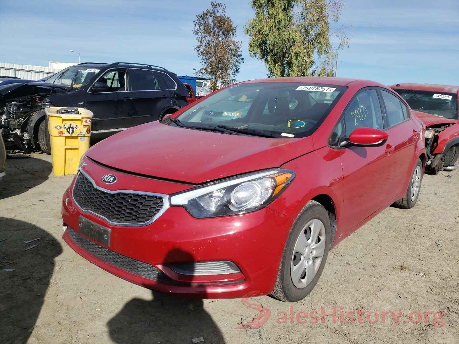 KNAFK4A64G5455409 2016 KIA FORTE