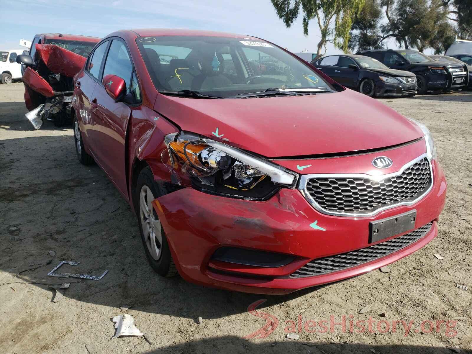 KNAFK4A64G5455409 2016 KIA FORTE