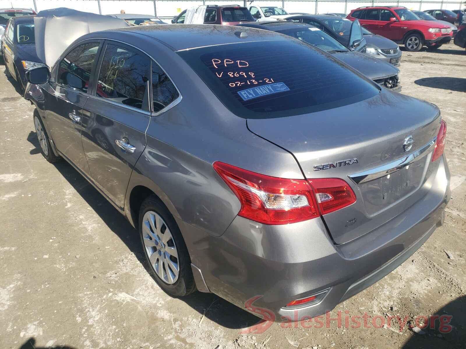 3N1AB7AP9GL678698 2016 NISSAN SENTRA