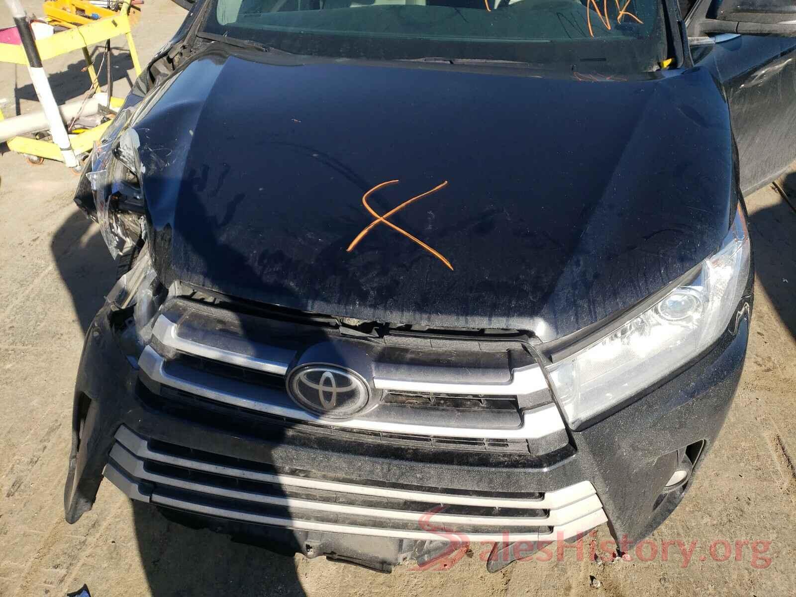 5TDKZRFH2HS188917 2017 TOYOTA HIGHLANDER