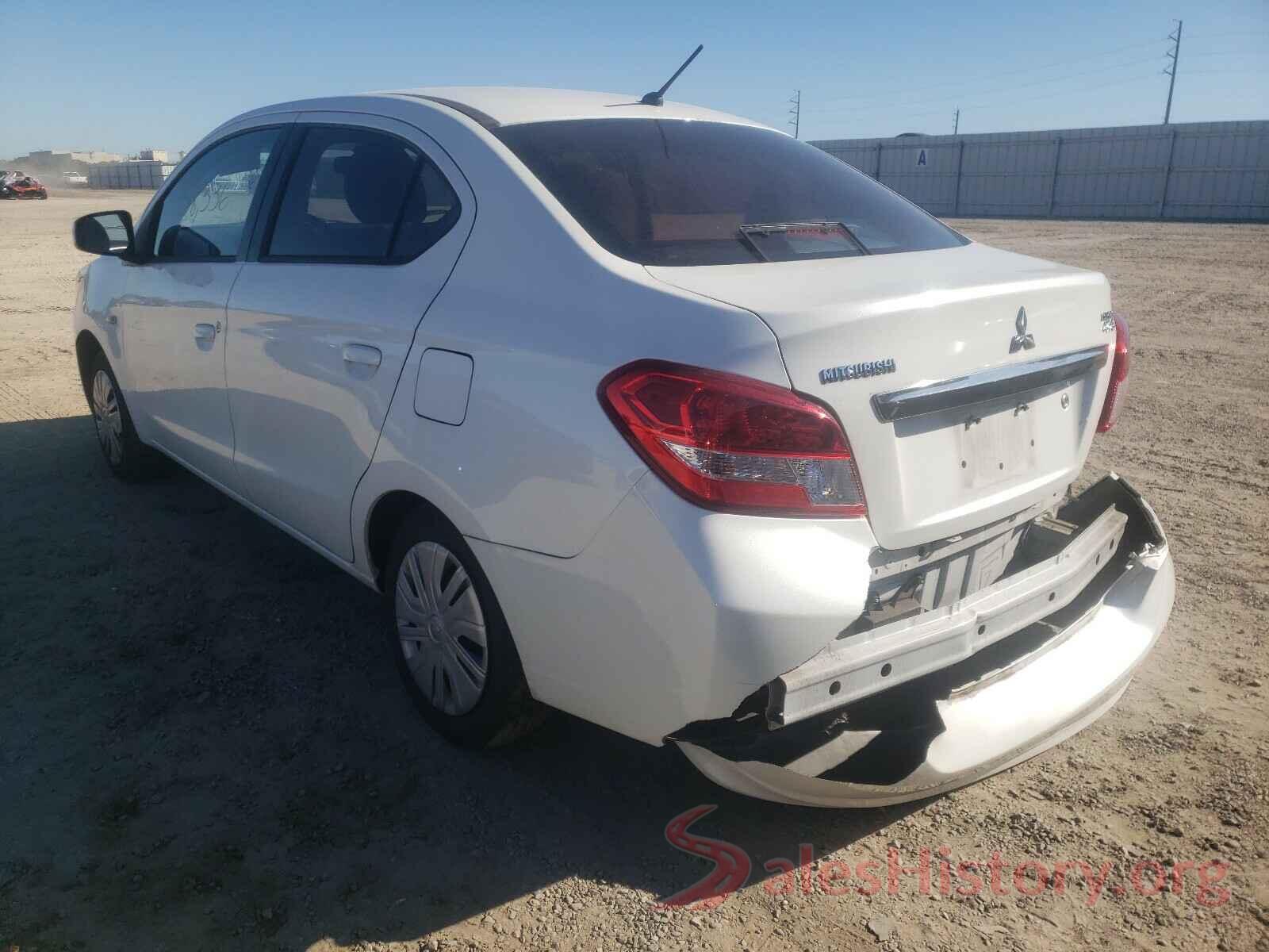 ML32F3FJ5HHF18164 2017 MITSUBISHI MIRAGE