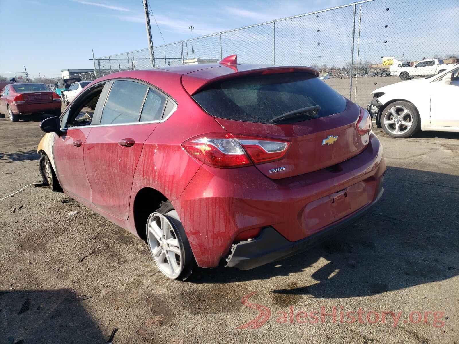 3G1BE6SM7HS598842 2017 CHEVROLET CRUZE