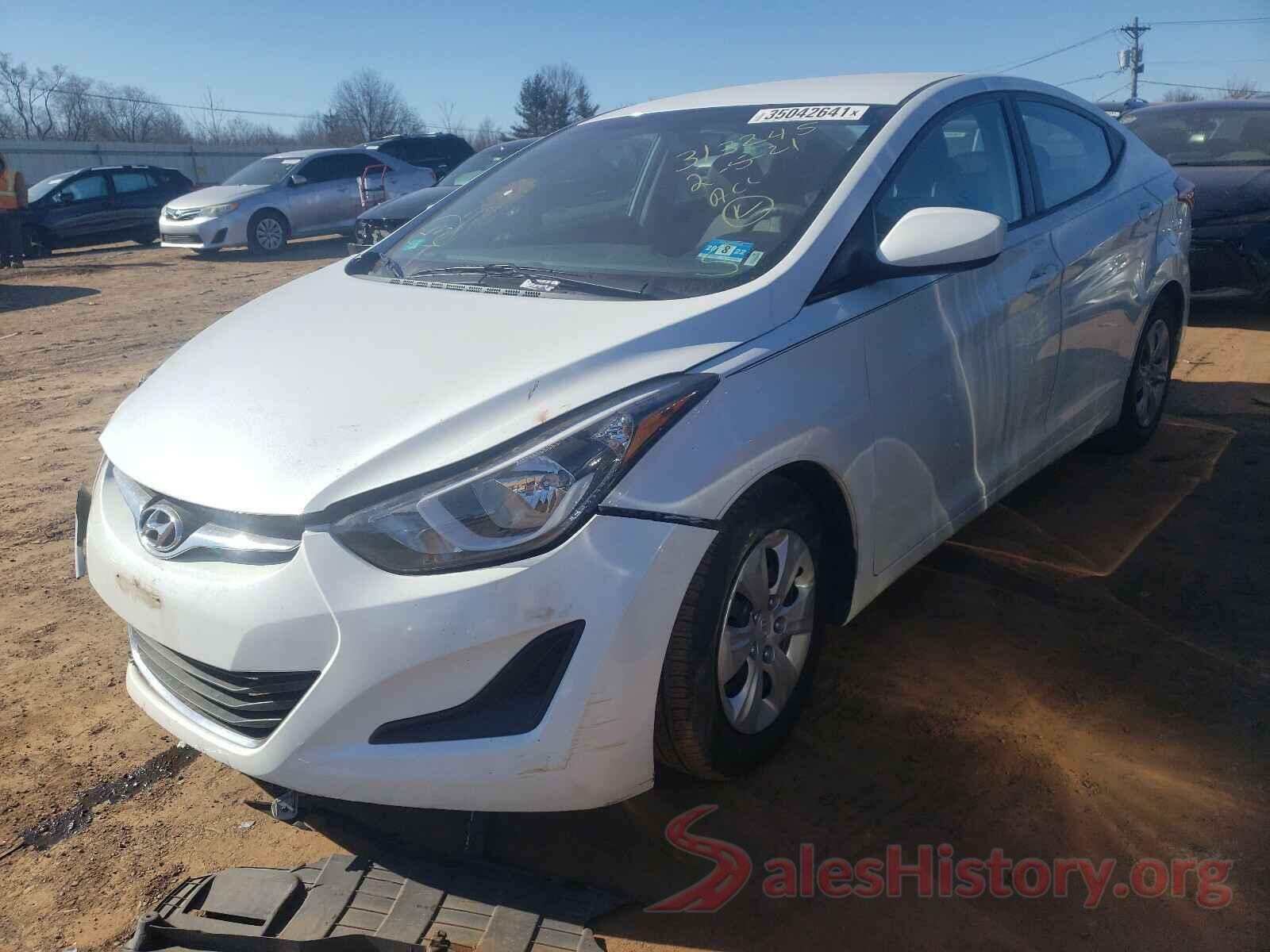 5NPDH4AE7GH721652 2016 HYUNDAI ELANTRA