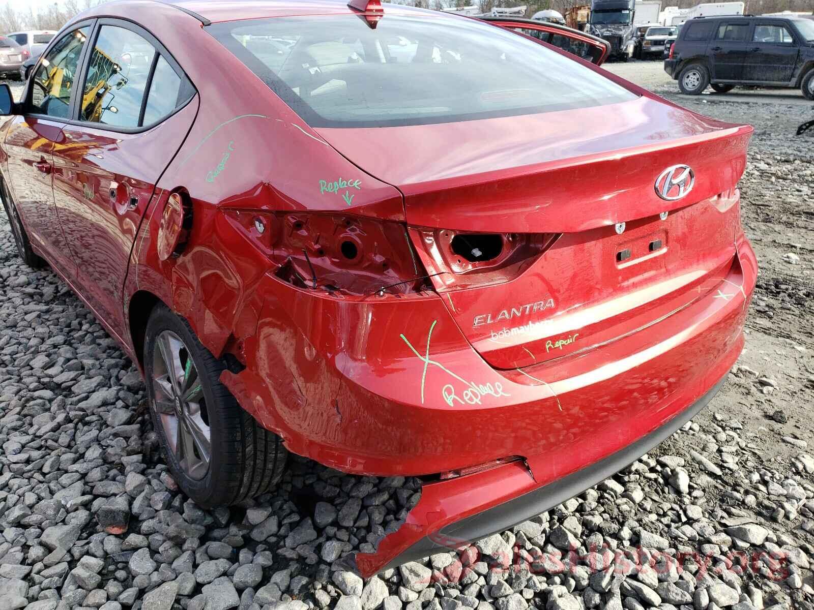 5NPD84LF2HH021268 2017 HYUNDAI ELANTRA