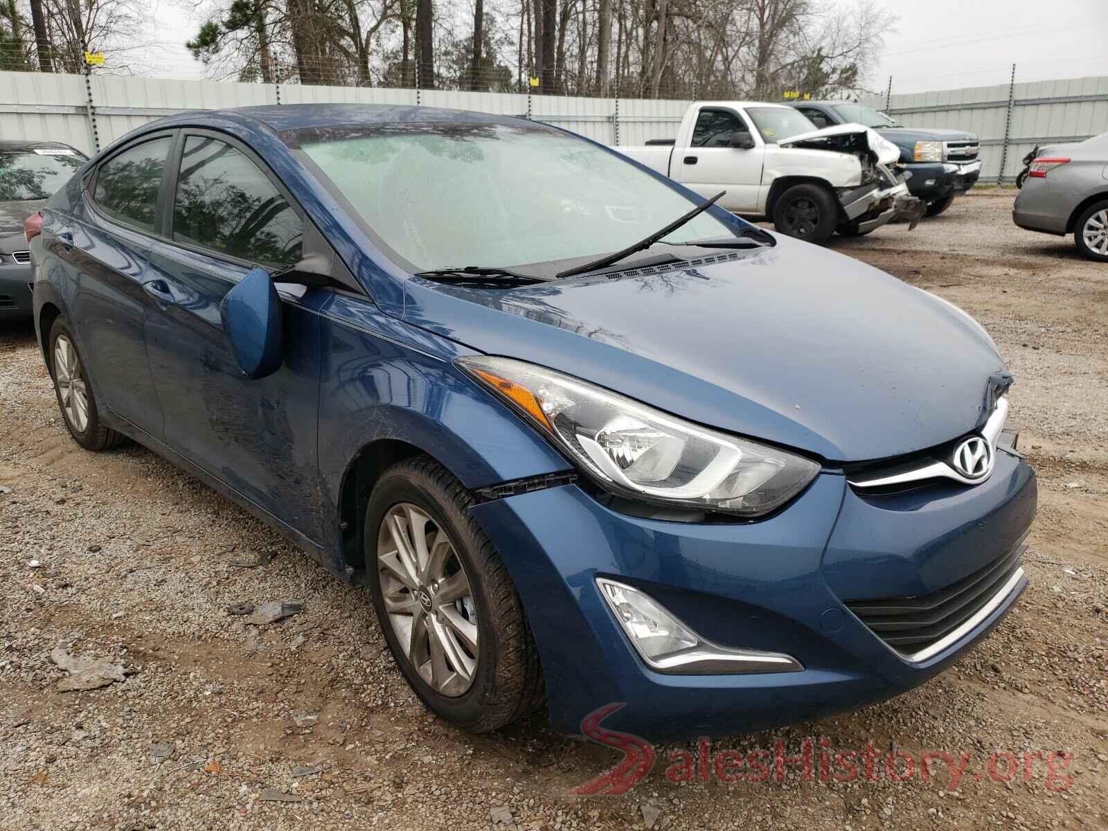 KMHDH4AE5GU617954 2016 HYUNDAI ELANTRA