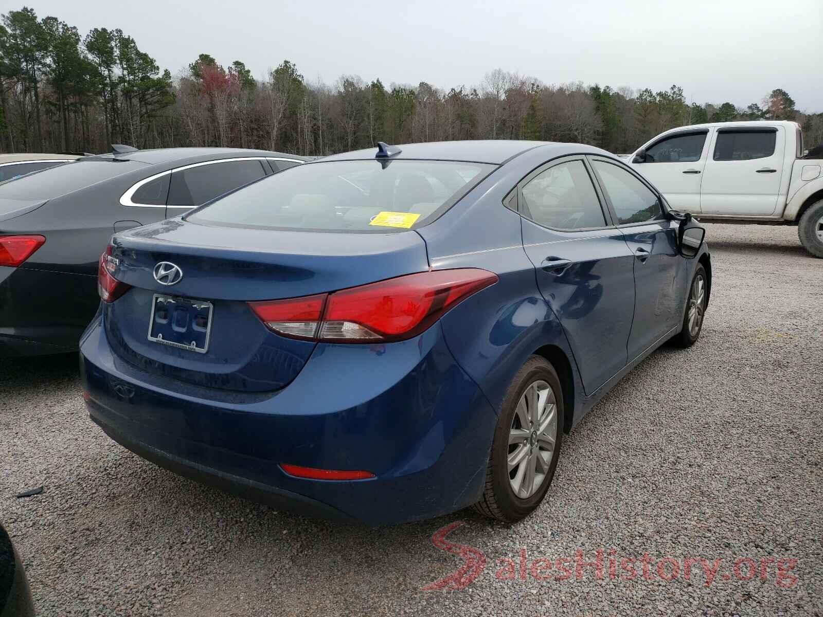 KMHDH4AE5GU617954 2016 HYUNDAI ELANTRA