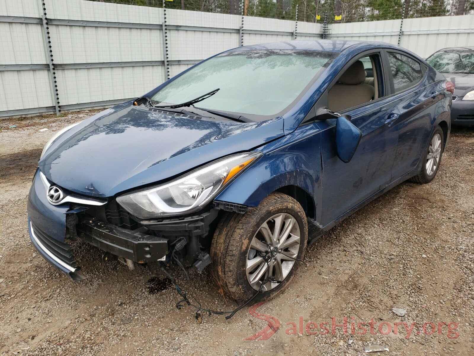 KMHDH4AE5GU617954 2016 HYUNDAI ELANTRA