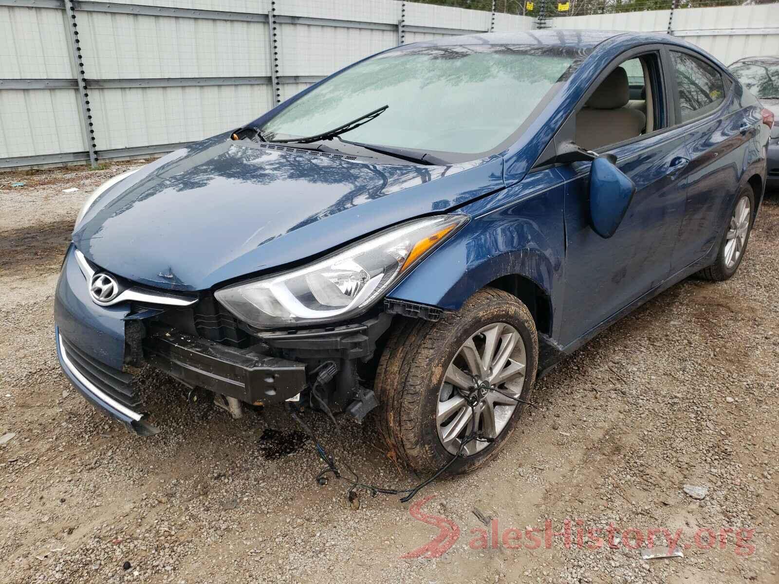 KMHDH4AE5GU617954 2016 HYUNDAI ELANTRA