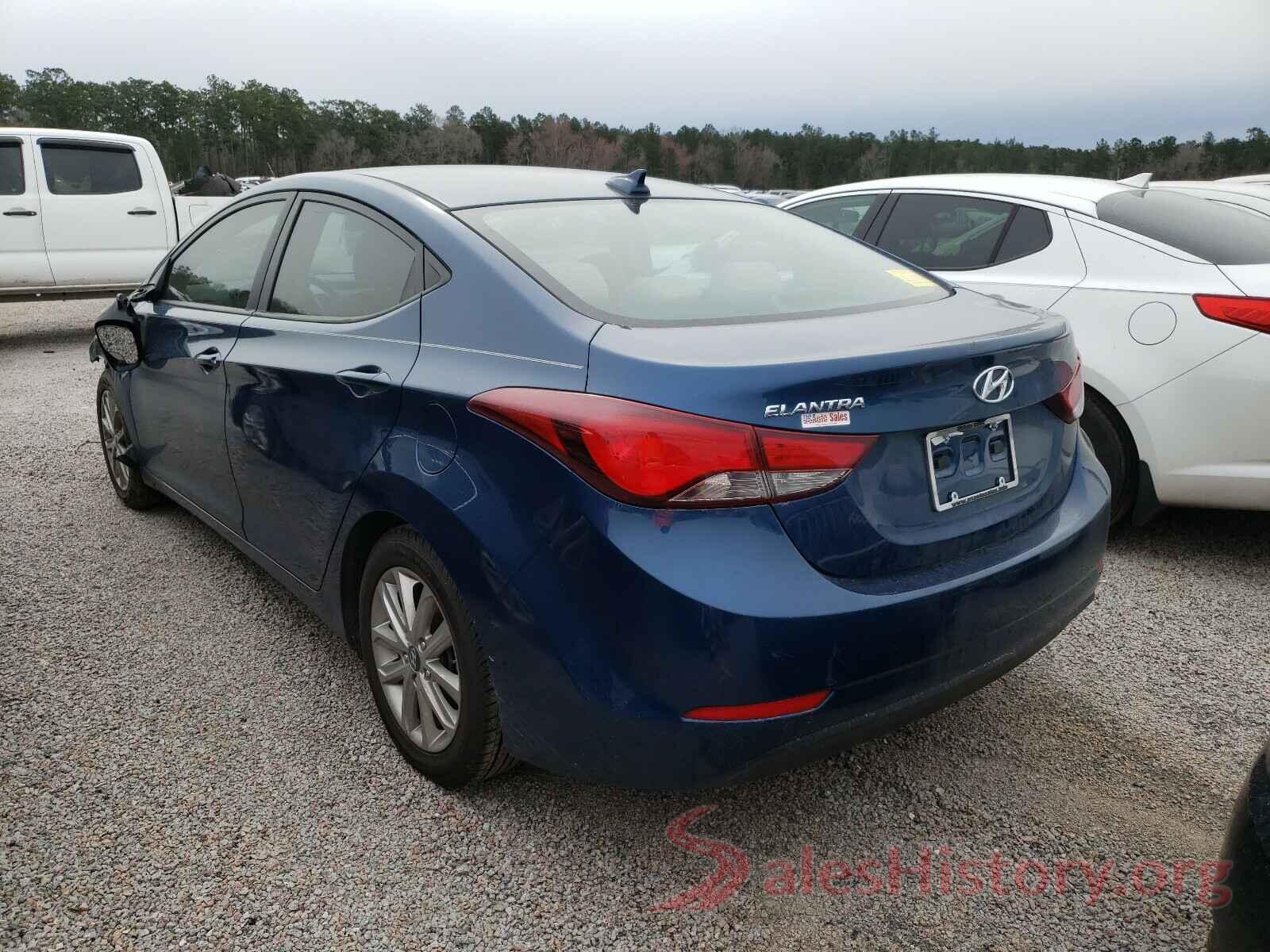 KMHDH4AE5GU617954 2016 HYUNDAI ELANTRA