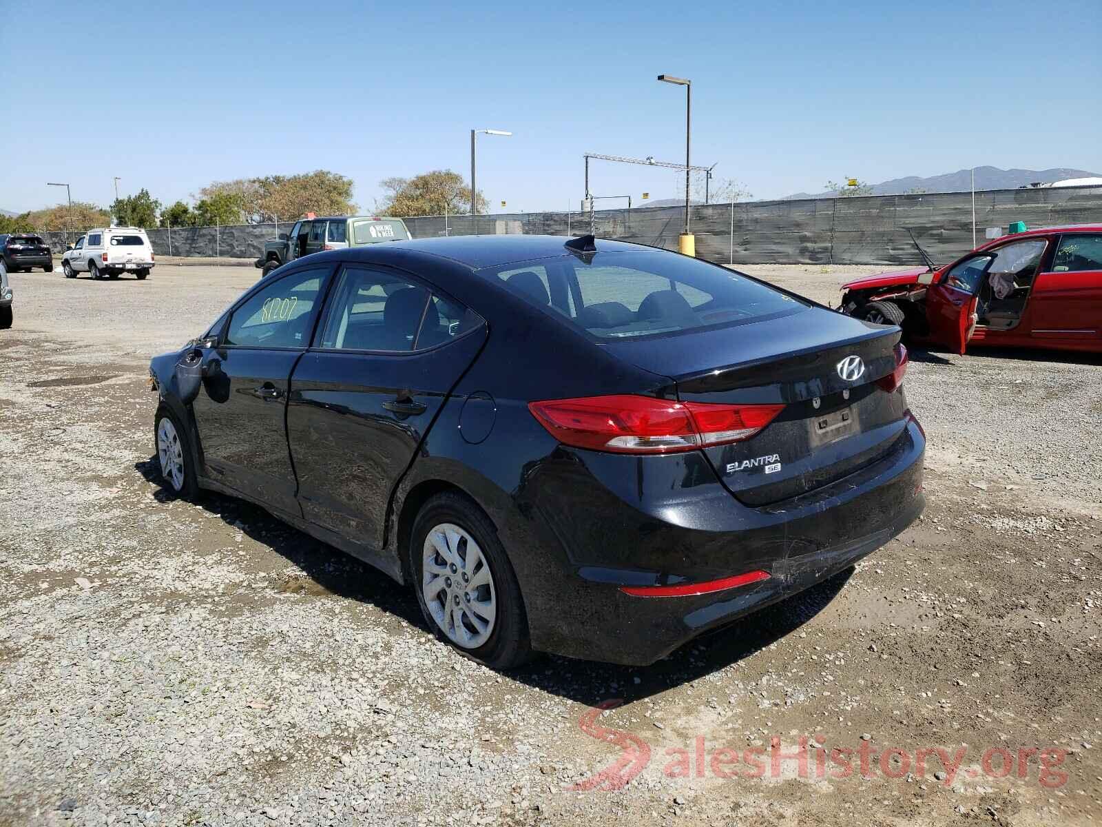 5NPD74LF8JH391195 2018 HYUNDAI ELANTRA