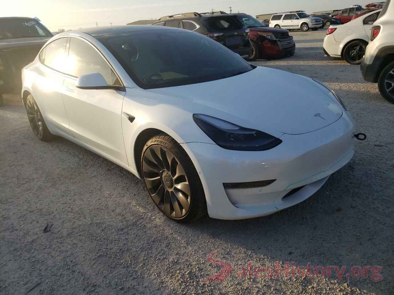 5YJ3E1EC9NF134621 2022 TESLA MODEL 3