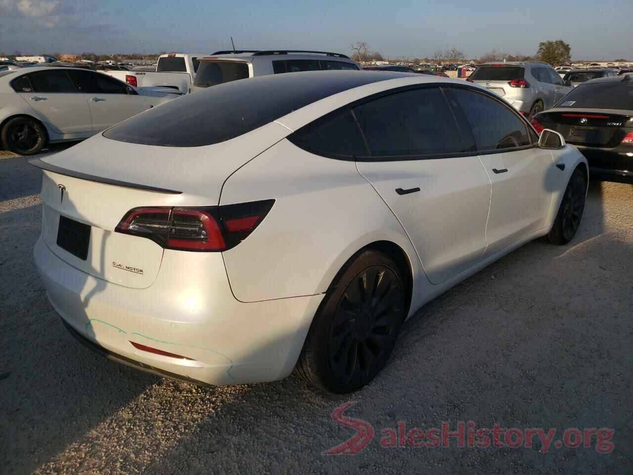 5YJ3E1EC9NF134621 2022 TESLA MODEL 3