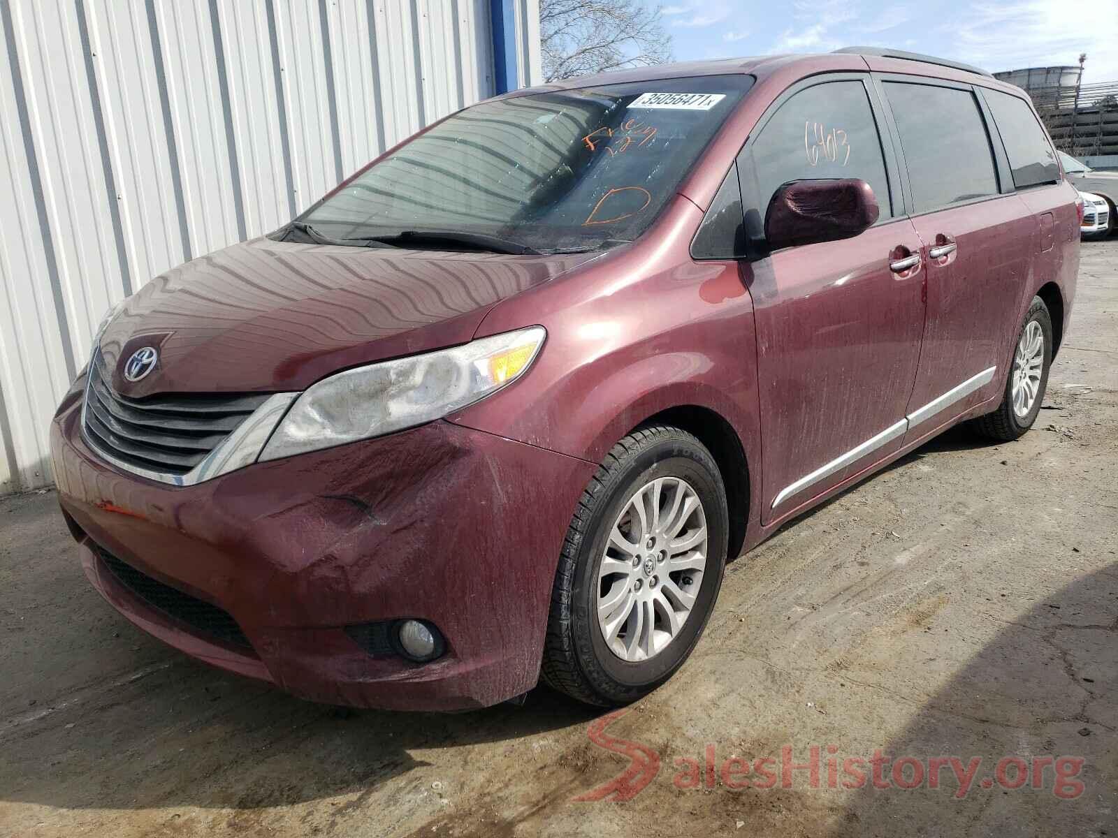 5TDYZ3DC2HS858187 2017 TOYOTA SIENNA