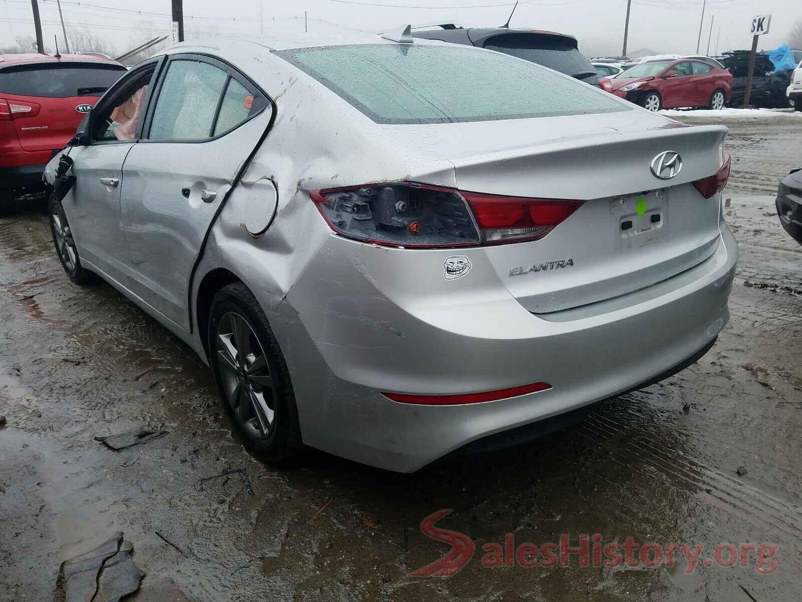 5NPD84LF5HH145003 2017 HYUNDAI ELANTRA