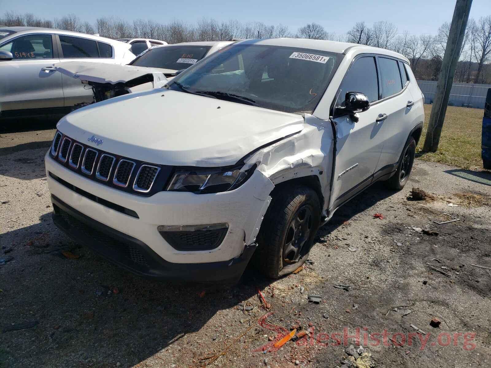 3C4NJCAB9JT233237 2018 JEEP COMPASS