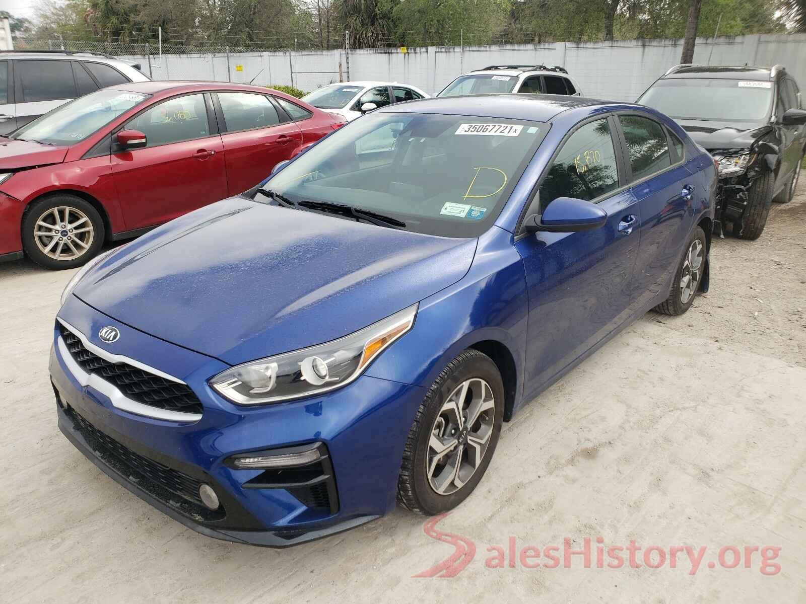 3KPF24AD2KE103850 2019 KIA FORTE