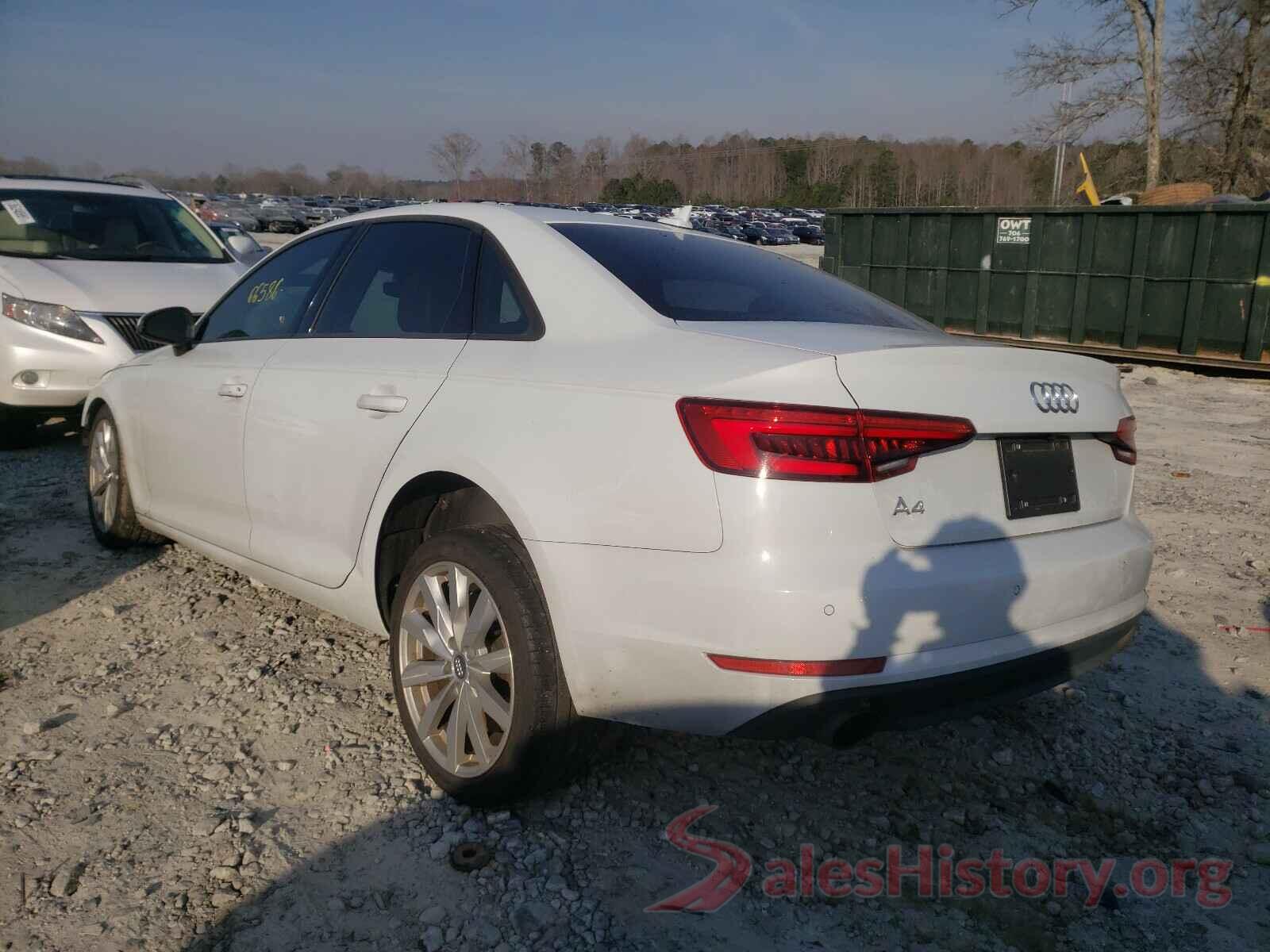 WAUGNAF43HN019024 2017 AUDI A4