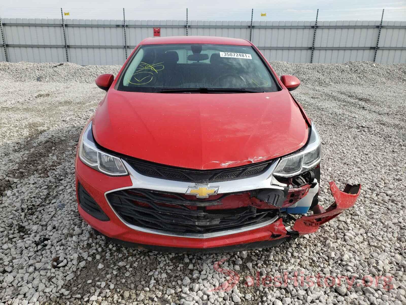 3G1BC6SMXKS600936 2019 CHEVROLET CRUZE