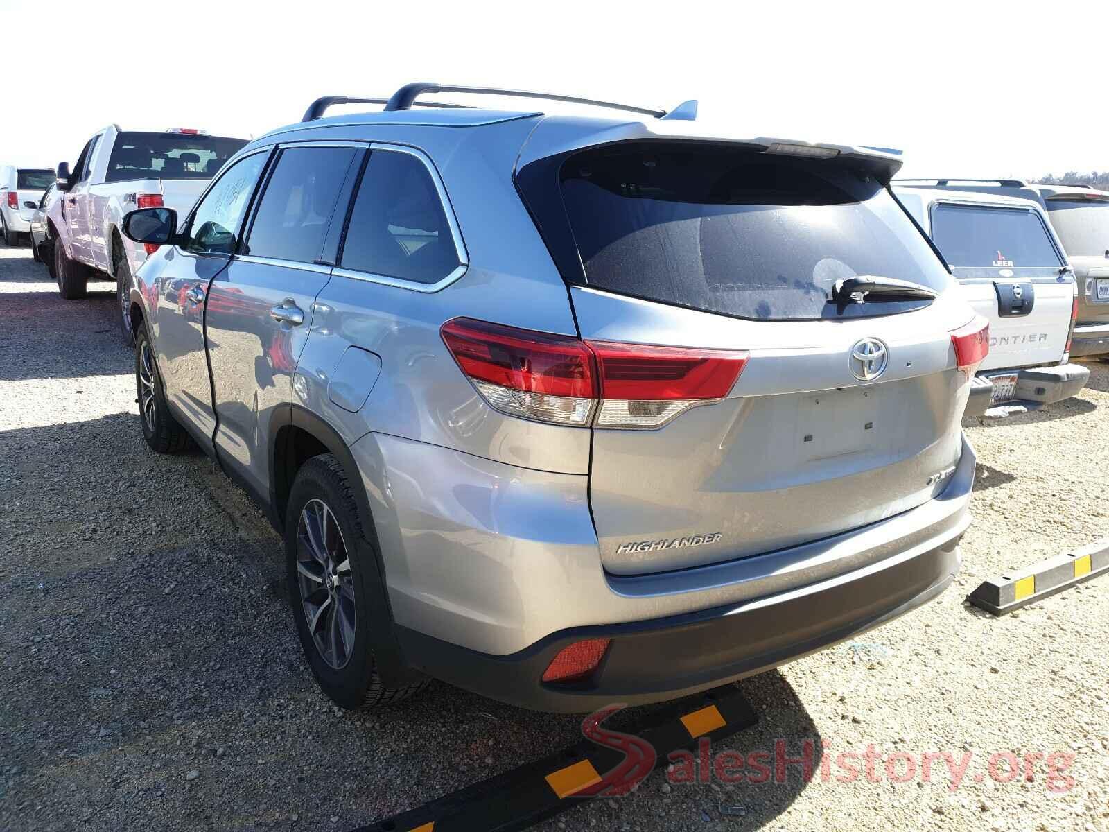 5TDJZRFH2KS579343 2019 TOYOTA HIGHLANDER