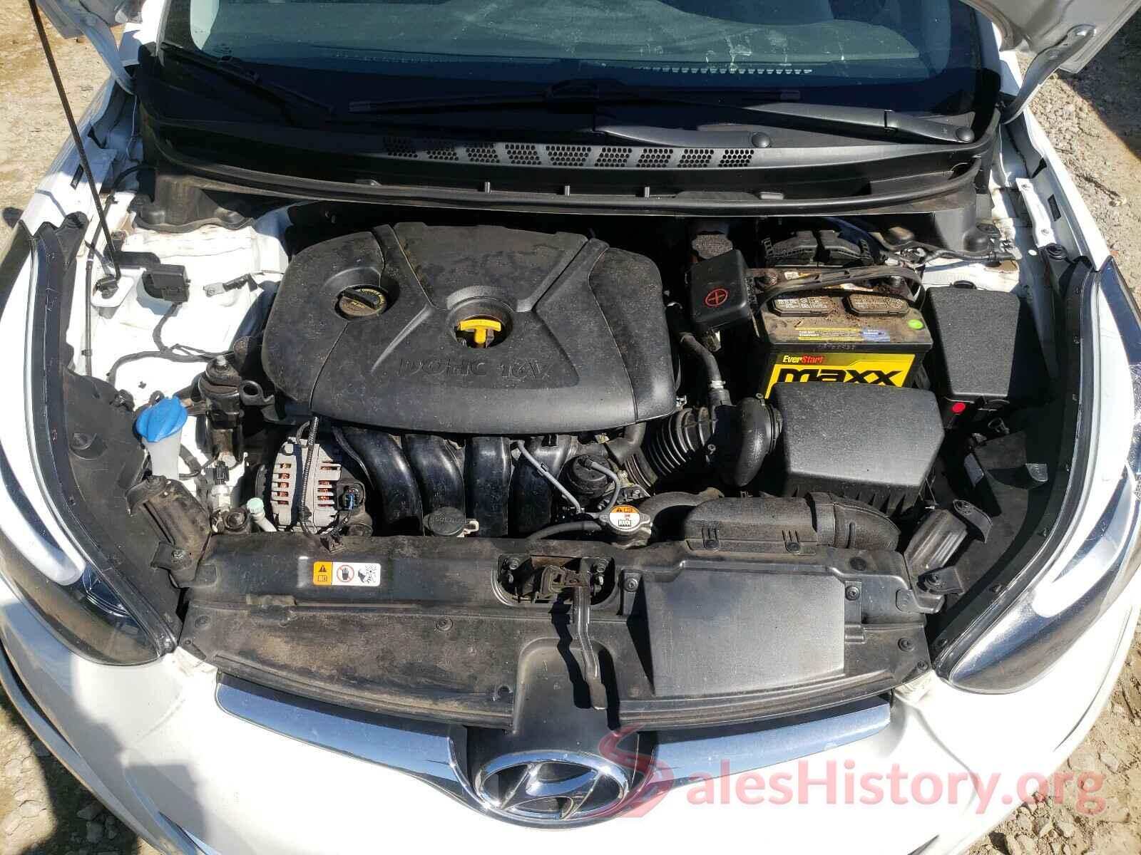 5NPDH4AE8GH777292 2016 HYUNDAI ELANTRA