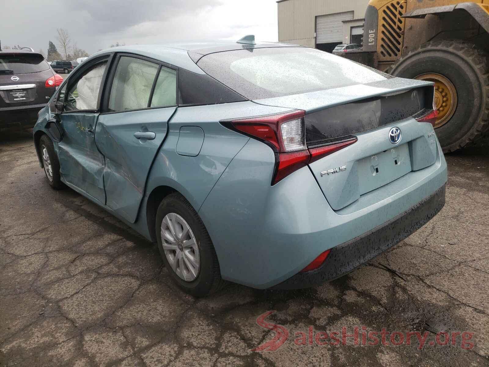 JTDKARFU2K3093058 2019 TOYOTA PRIUS