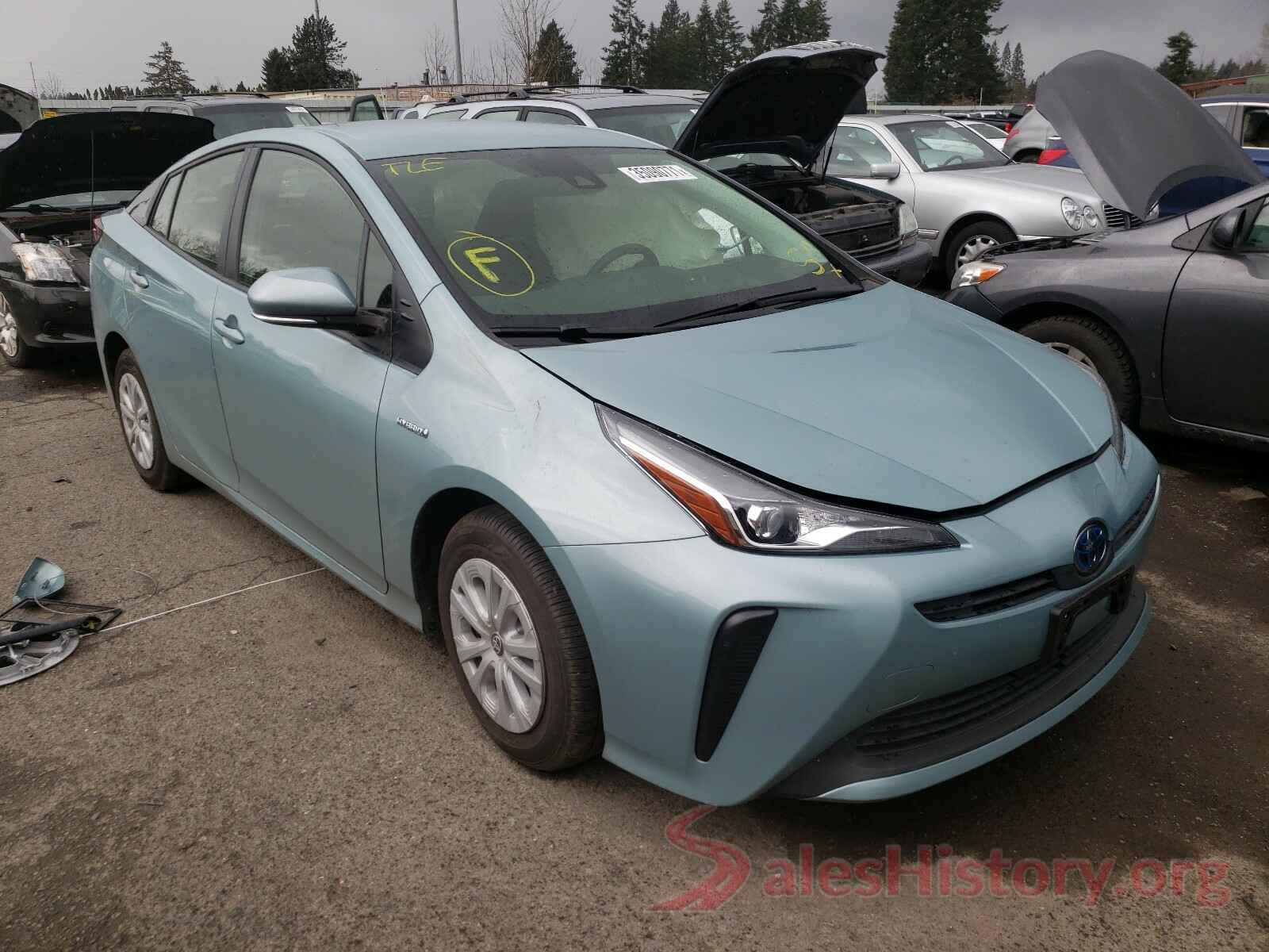 JTDKARFU2K3093058 2019 TOYOTA PRIUS