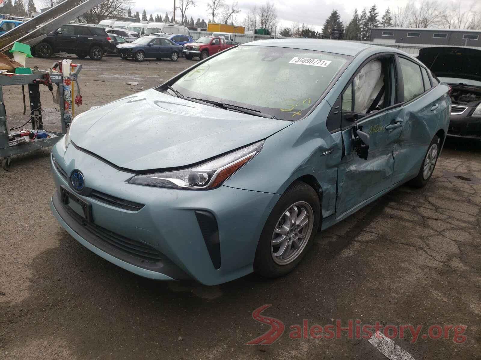 JTDKARFU2K3093058 2019 TOYOTA PRIUS