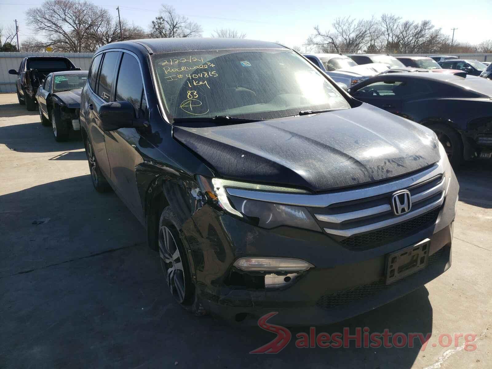 5FNYF6H30GB105751 2016 HONDA PILOT