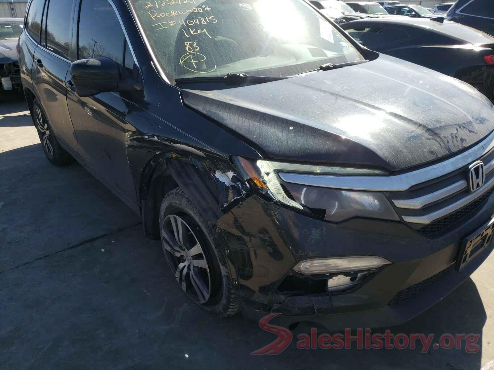 5FNYF6H30GB105751 2016 HONDA PILOT