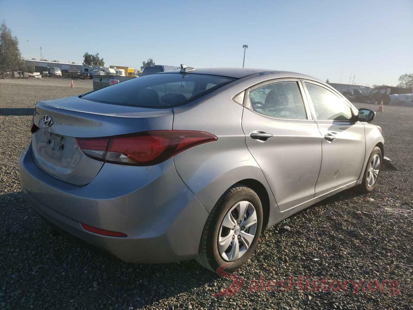 5NPDH4AE7GH739438 2016 HYUNDAI ELANTRA