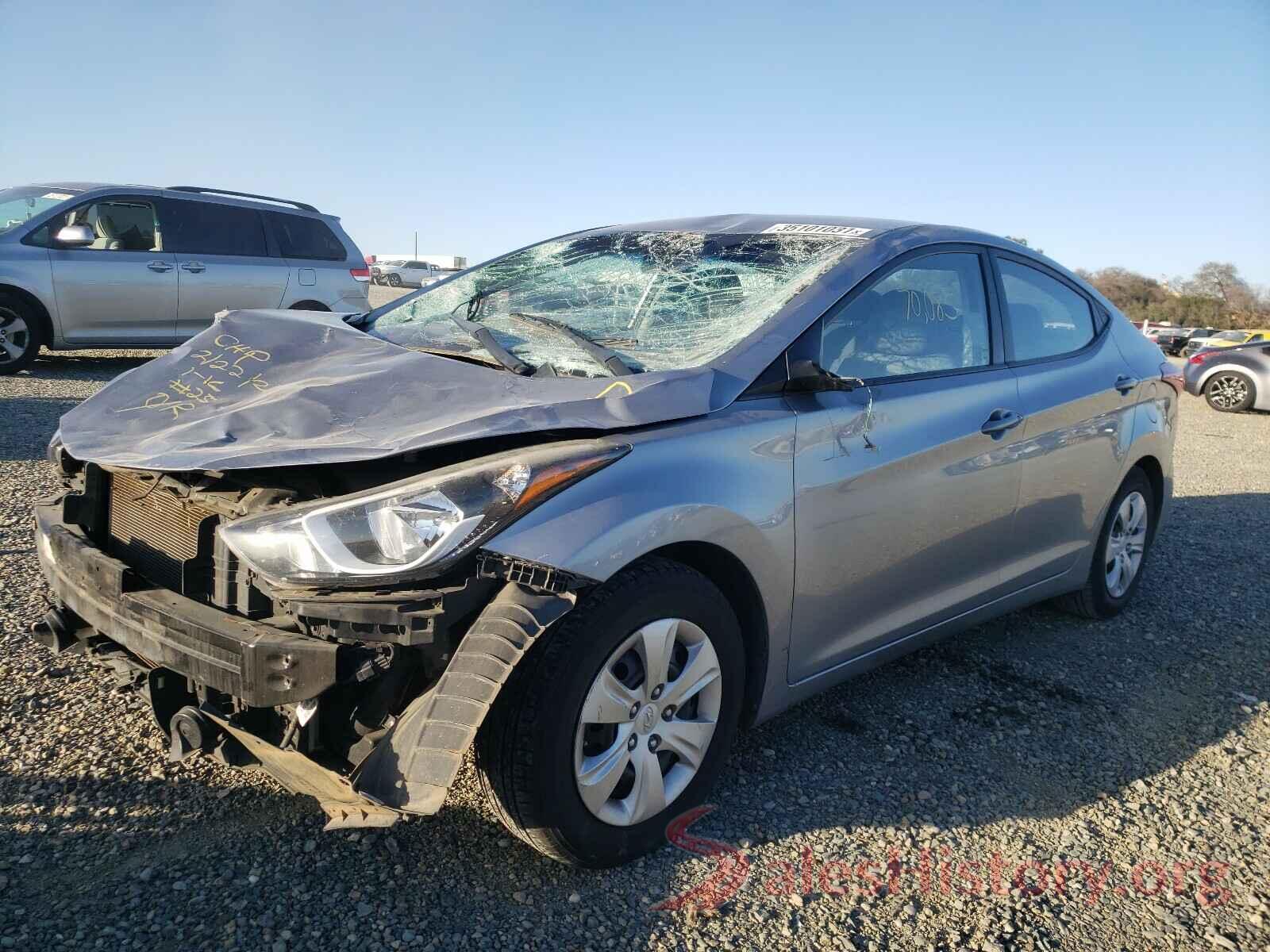 5NPDH4AE7GH739438 2016 HYUNDAI ELANTRA