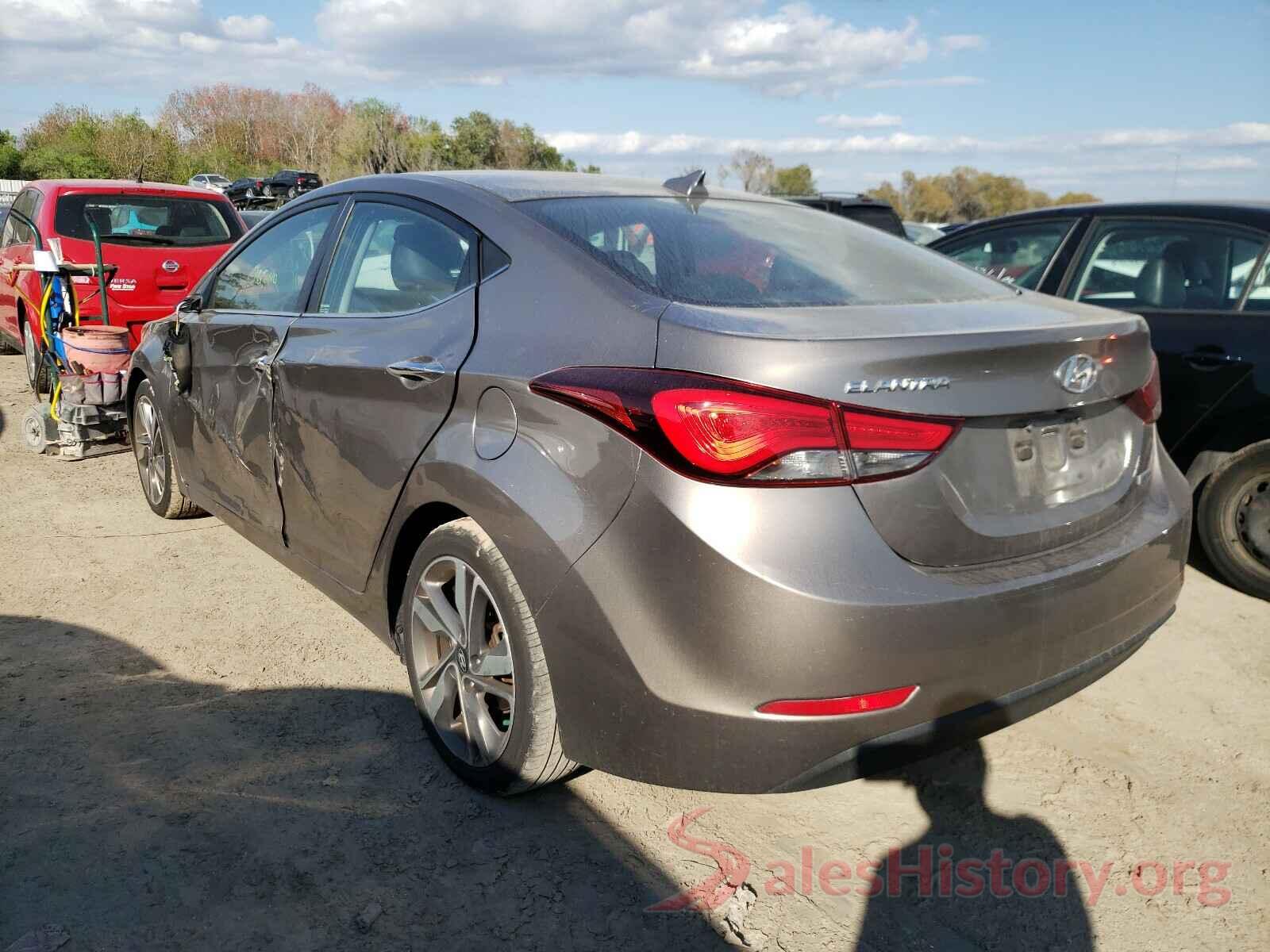 5NPDH4AE8GH709803 2016 HYUNDAI ELANTRA