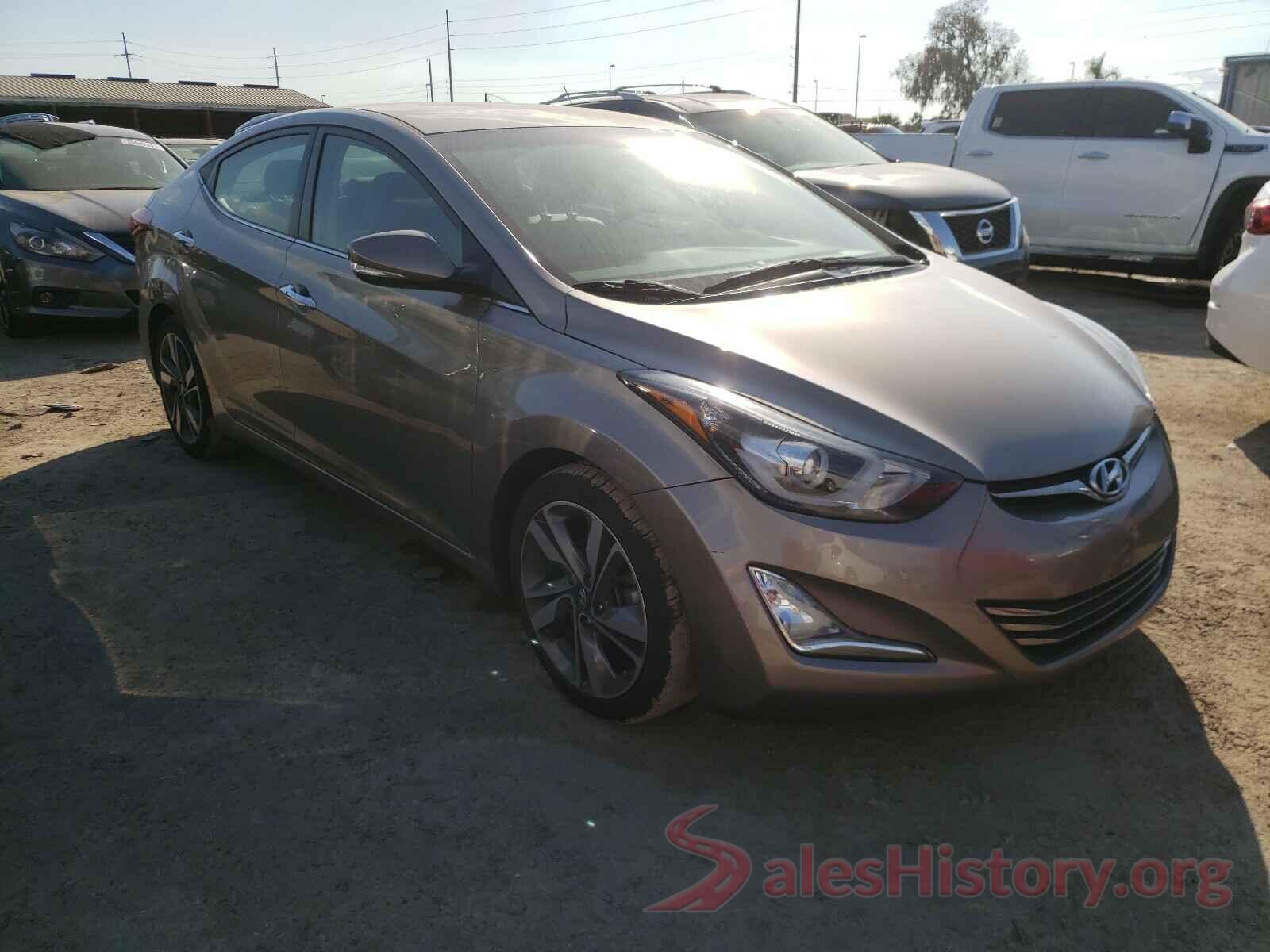 5NPDH4AE8GH709803 2016 HYUNDAI ELANTRA