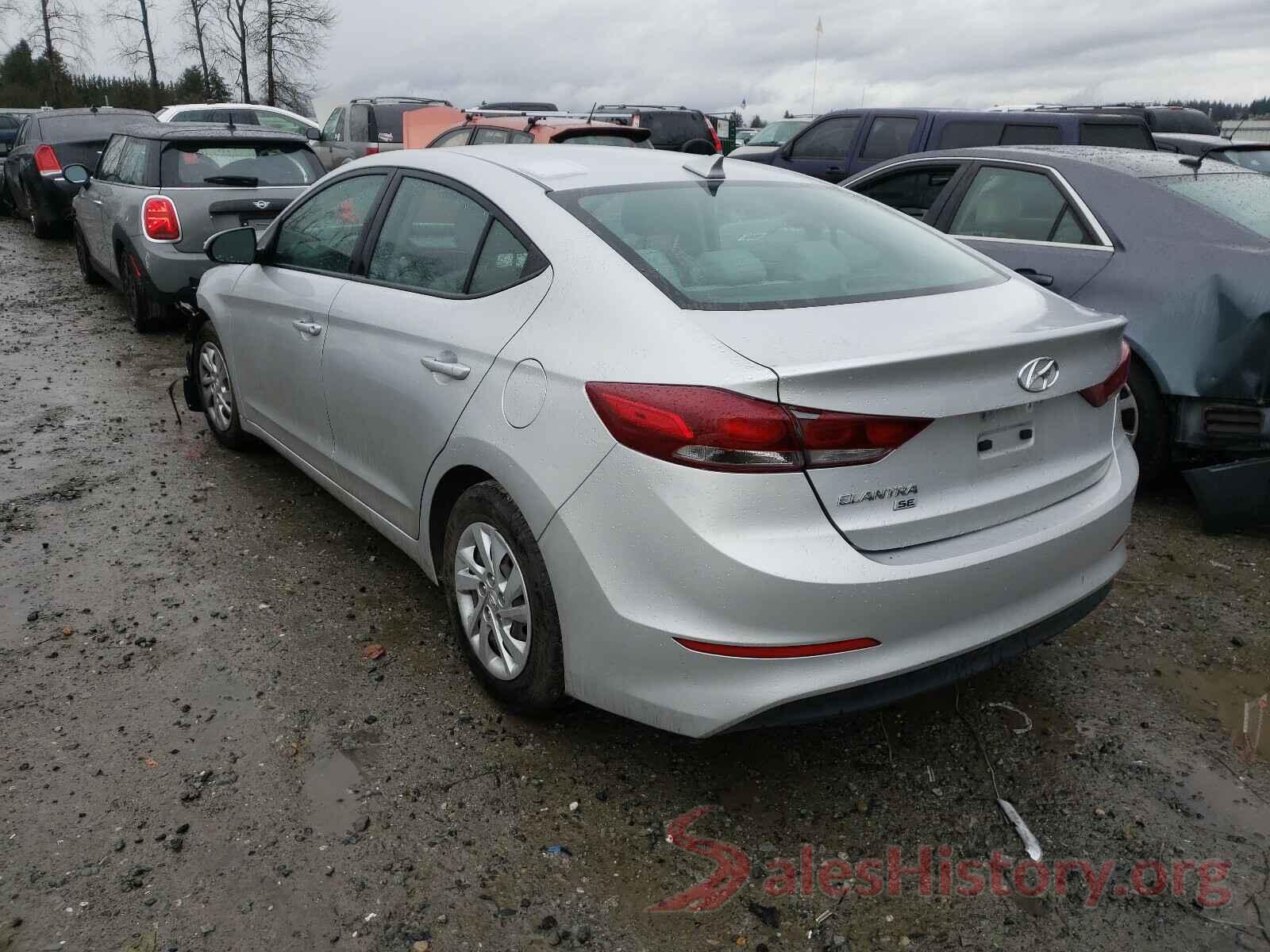 5NPD74LF7HH160203 2017 HYUNDAI ELANTRA