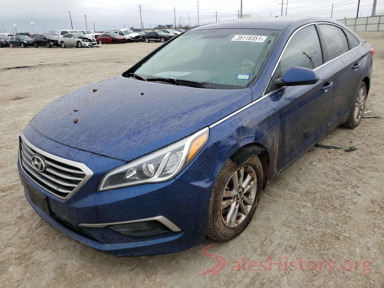 5NPE24AFXHH543204 2017 HYUNDAI SONATA